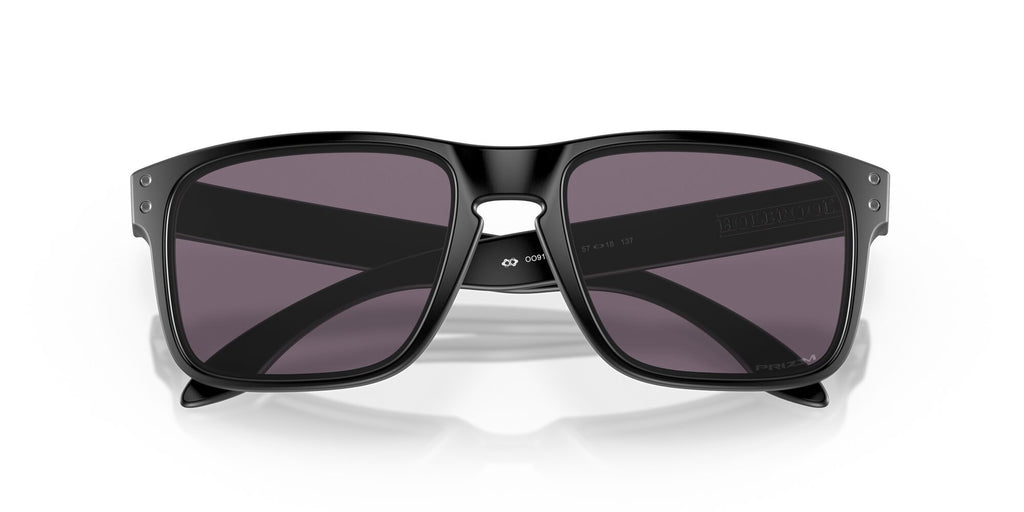 Oakley Holbrook 0OO9102 9102E8 55 Matte Black / Prizm Grey 55 / Polycarbonate / O_matter / Injected