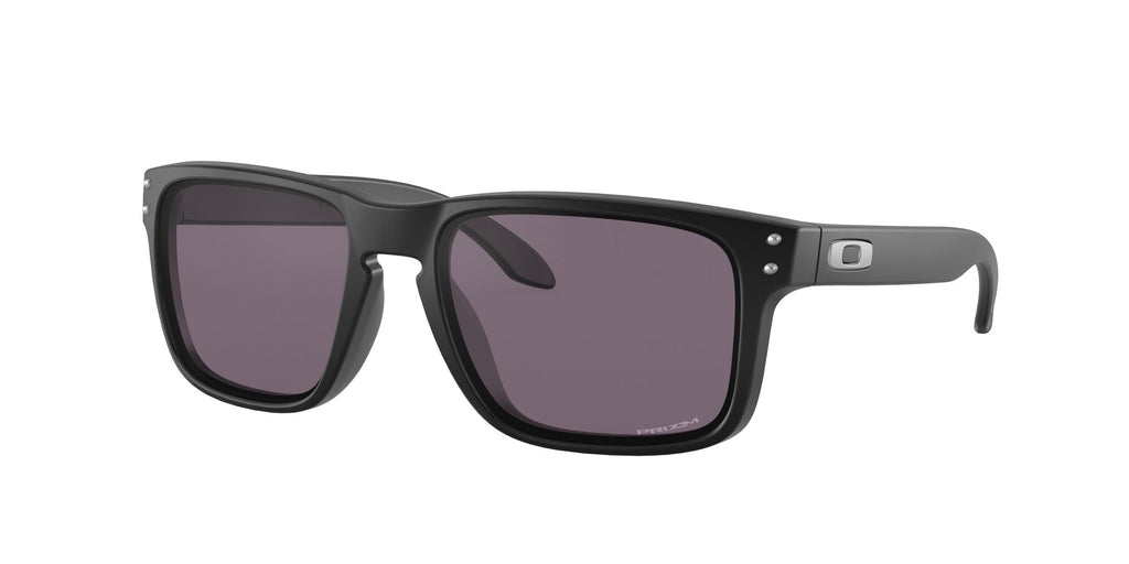 Oakley Holbrook 0OO9102 9102E8 55 Matte Black / Prizm Grey 55 / Polycarbonate / O_matter / Injected