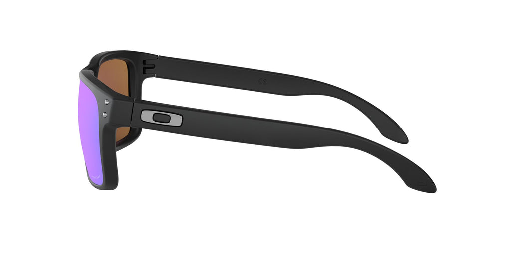 Oakley Holbrook 0OO9102 9102F0 55 Matte Black / Prizm Sapphire Polarized 55 / Polycarbonate / O_matter / Injected