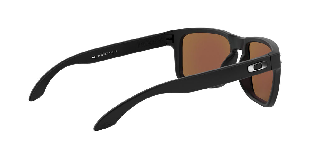 Oakley Holbrook 0OO9102 9102F0 55 Matte Black / Prizm Sapphire Polarized 55 / Polycarbonate / O_matter / Injected