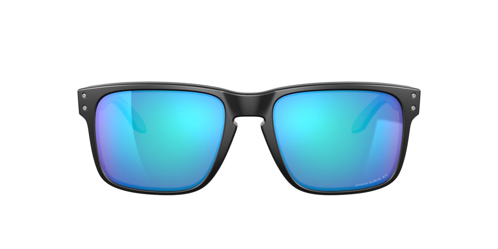 Oakley Holbrook 0OO9102 9102F0 55 Matte Black / Prizm Sapphire Polarized 55 / Polycarbonate / O_matter / Injected