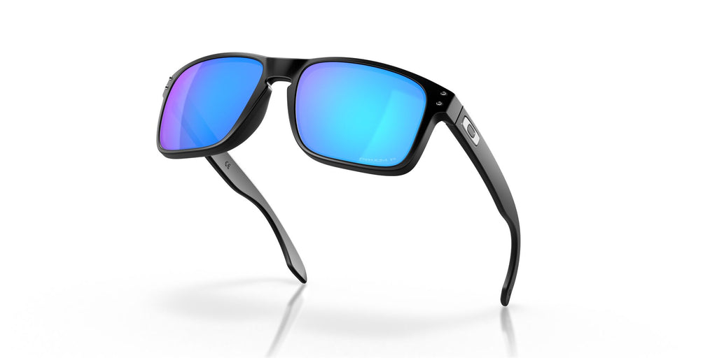 Oakley Holbrook 0OO9102 9102F0 55 Matte Black / Prizm Sapphire Polarized 55 / Polycarbonate / O_matter / Injected