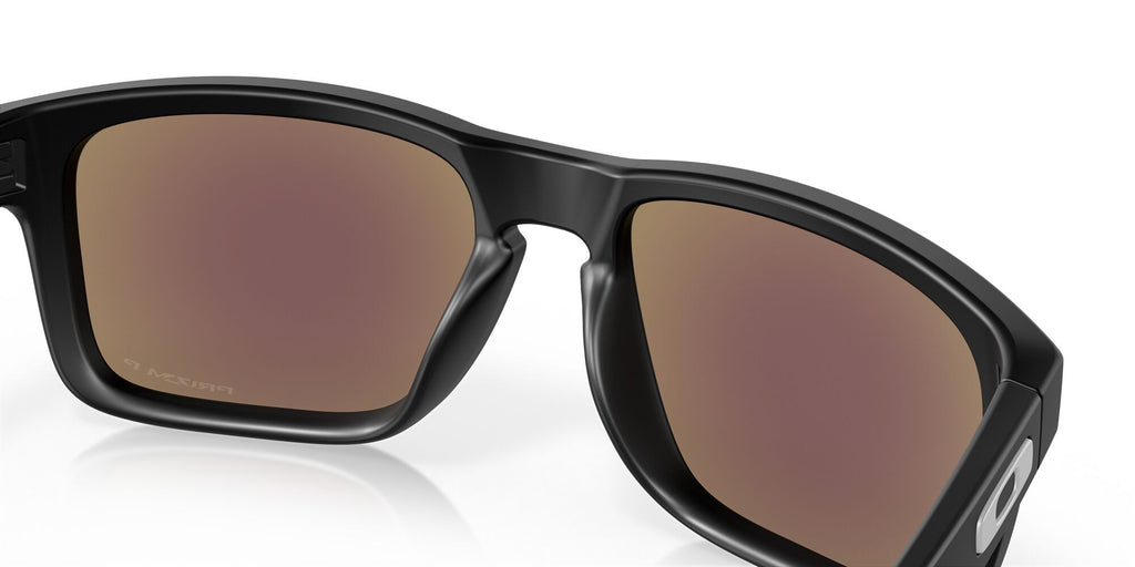 Oakley Holbrook 0OO9102 9102F0 55 Matte Black / Prizm Sapphire Polarized 55 / Polycarbonate / O_matter / Injected