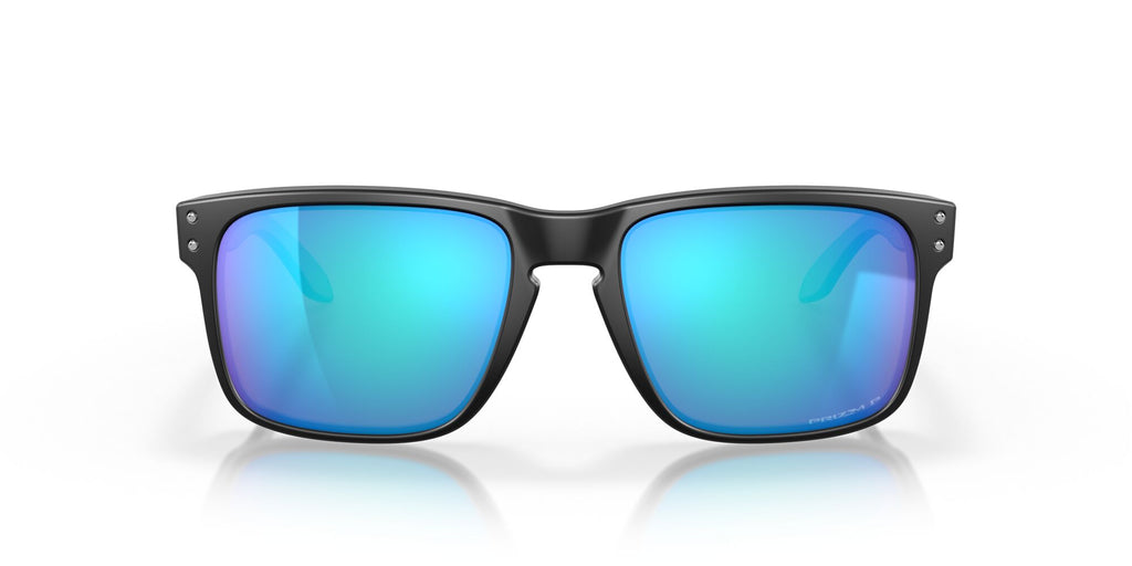 Oakley Holbrook 0OO9102 9102F0 55 Matte Black / Prizm Sapphire Polarized 55 / Polycarbonate / O_matter / Injected