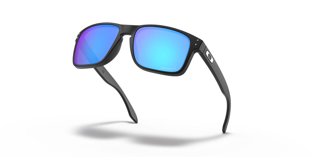 Oakley Holbrook 0OO9102 9102F0 55 Matte Black / Prizm Sapphire Polarized 55 / Polycarbonate / O_matter / Injected