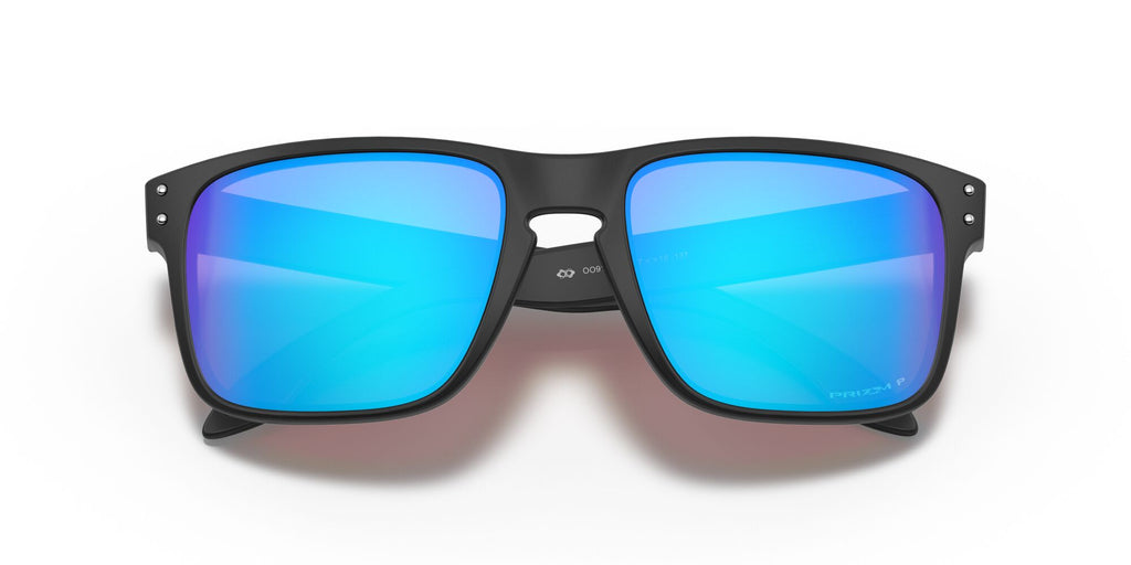 Oakley Holbrook 0OO9102 9102F0 55 Matte Black / Prizm Sapphire Polarized 55 / Polycarbonate / O_matter / Injected