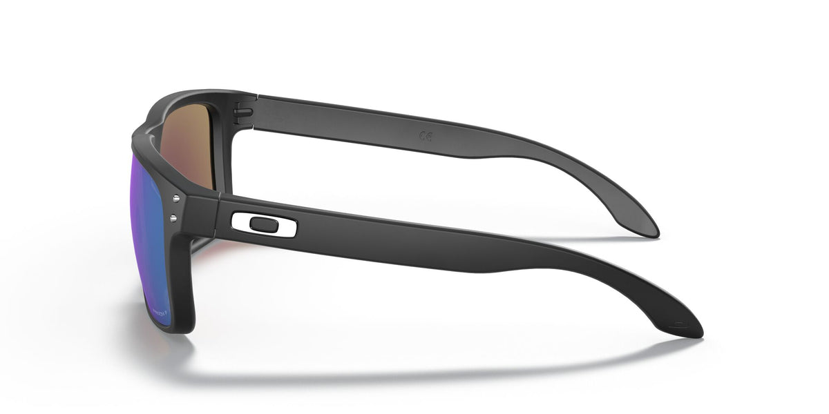 Oakley Holbrook 0OO9102 9102F0 55 Matte Black / Prizm Sapphire Polarized 55 / Polycarbonate / O_matter / Injected