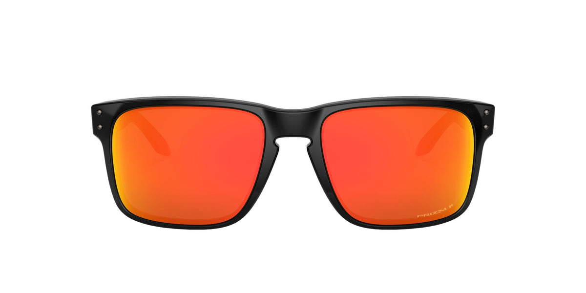 Oakley Holbrook 0OO9102 9102F1 55 Polished Black / Prizm Ruby Polarized 55 / Plastic / Plastic