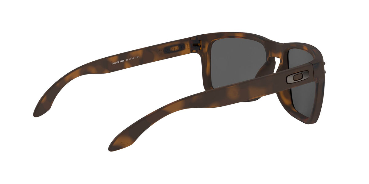 Oakley Holbrook 0OO9102 9102F4 55 Matte Brown Tortoise / Prizm Black 55 / Plastic / Plastic