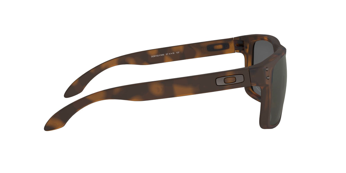 Oakley Holbrook 0OO9102 9102F4 55 Matte Brown Tortoise / Prizm Black 55 / Plastic / Plastic