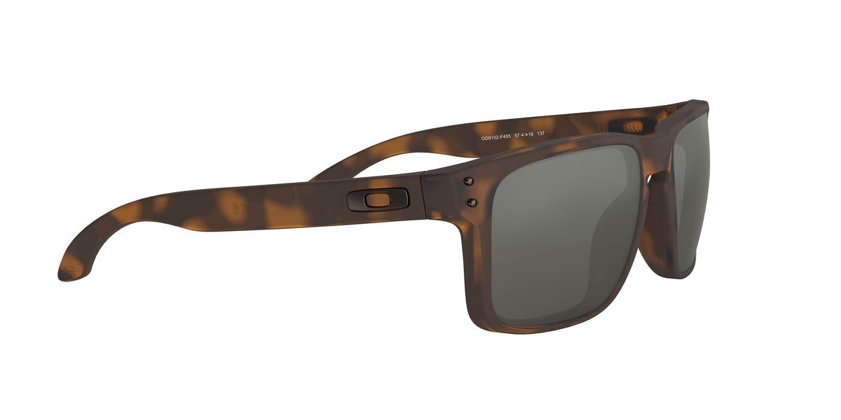 Oakley Holbrook 0OO9102 9102F4 55 Matte Brown Tortoise / Prizm Black 55 / Plastic / Plastic
