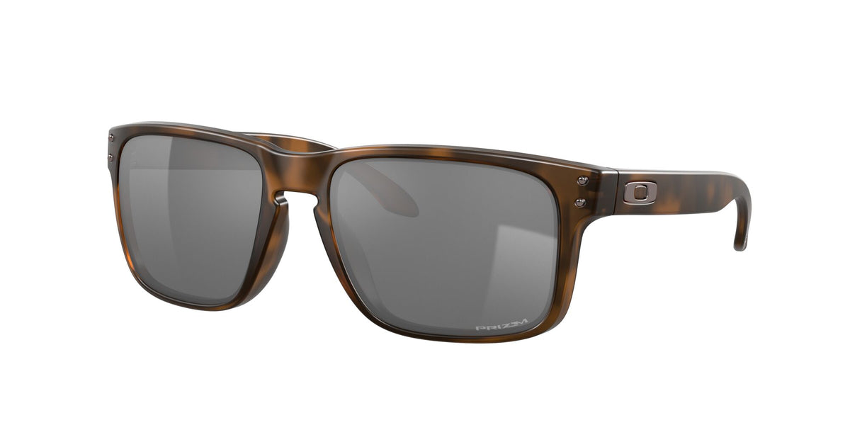 Oakley Holbrook 0OO9102 9102F4 55 Matte Brown Tortoise / Prizm Black 55 / Plastic / Plastic