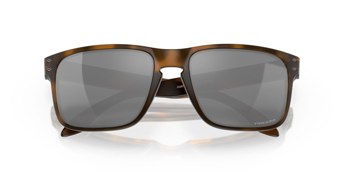 Oakley Holbrook 0OO9102 9102F4 55 Matte Brown Tortoise / Prizm Black 55 / Plastic / Plastic