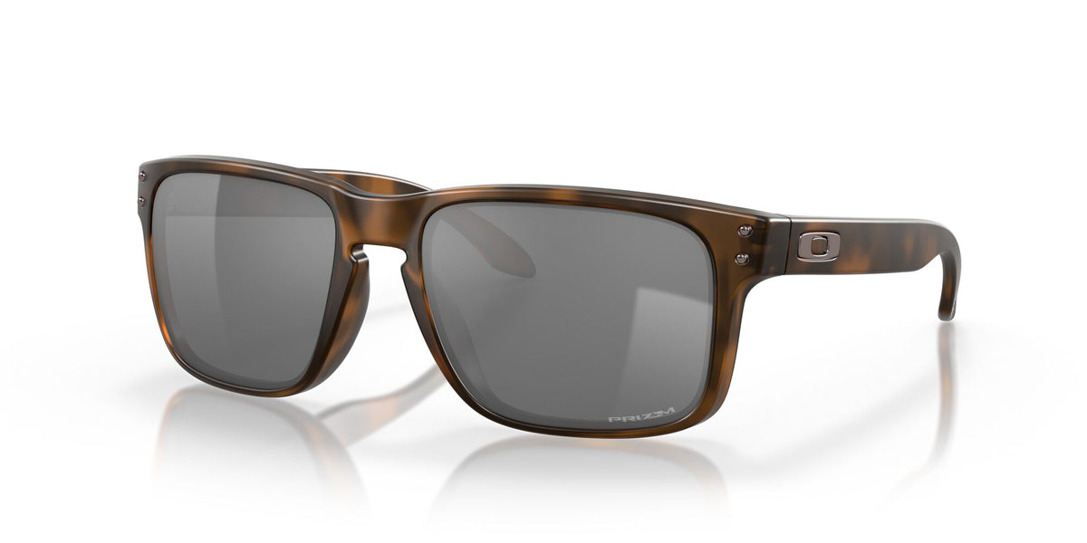 Oakley Holbrook 0OO9102 9102F4 55 Matte Brown Tortoise / Prizm Black 55 / Plastic / Plastic