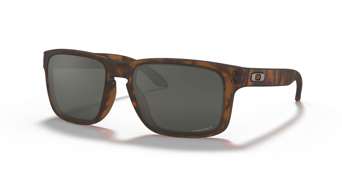 Oakley Holbrook 0OO9102 9102F4 55 Matte Brown Tortoise / Prizm Black 55 / Plastic / Plastic