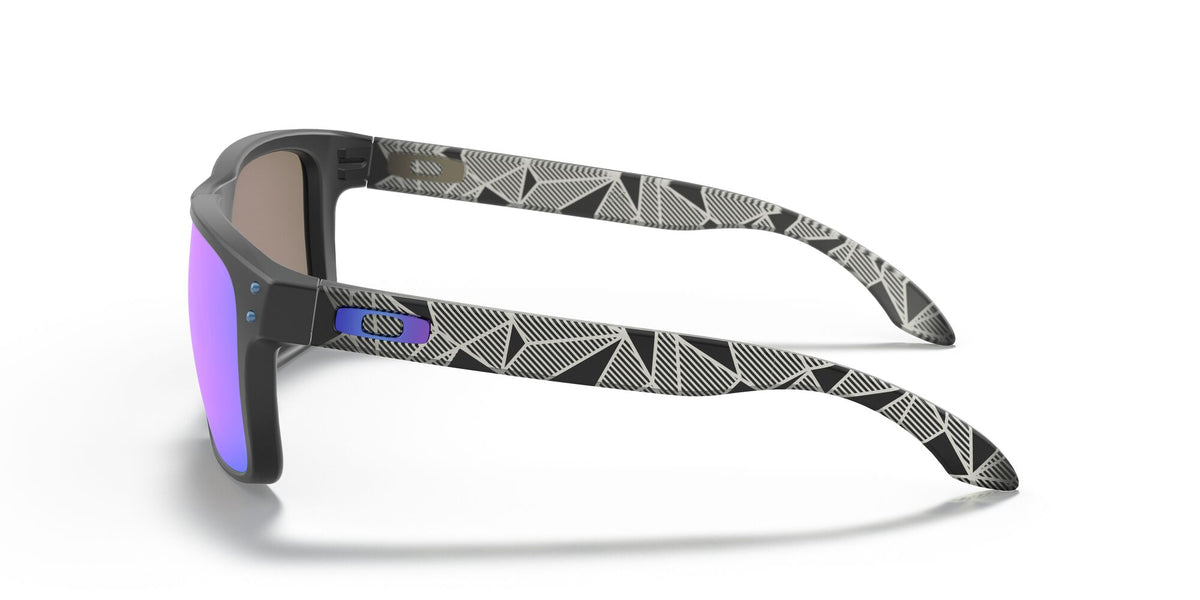 Oakley Holbrook 0OO9102 9102H0 55 Matte Black Prizmatic / Prizm Sapphire Polarized 55 / Plastic / Plastic