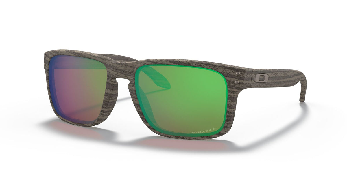 Oakley Holbrook 0OO9102 9102J8 55 Woodgrain / Prizm Shallow Water Polarized 55 / Plastic / Plastic
