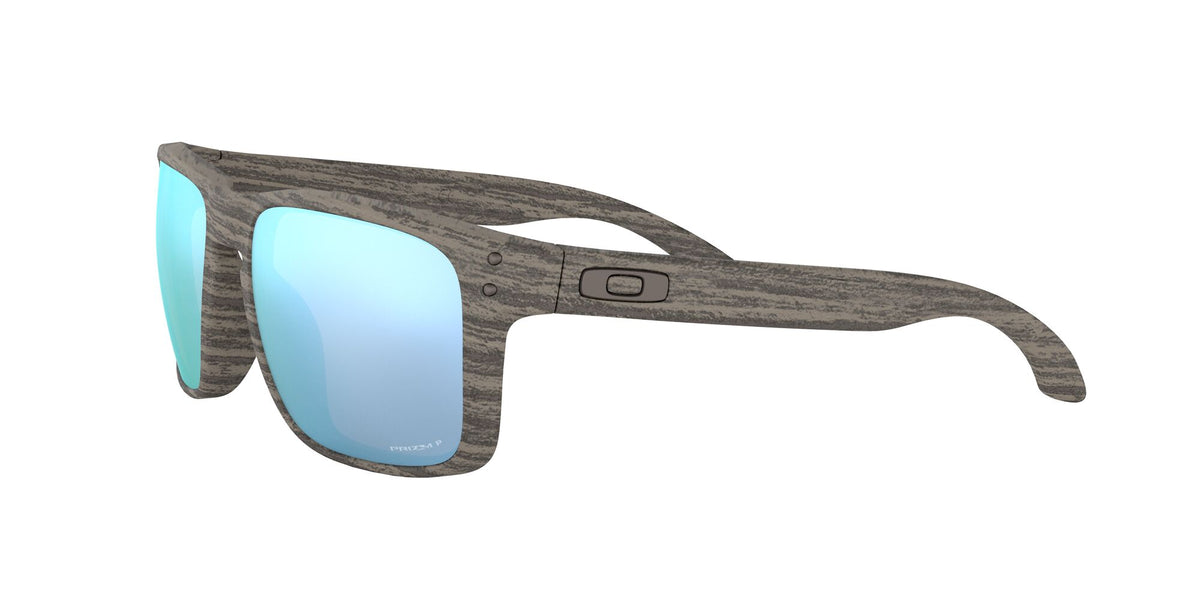 Oakley Holbrook 0OO9102 9102J9 55 Woodgrain / Prizm Deep Water Polarized 55 / Plastic / Plastic