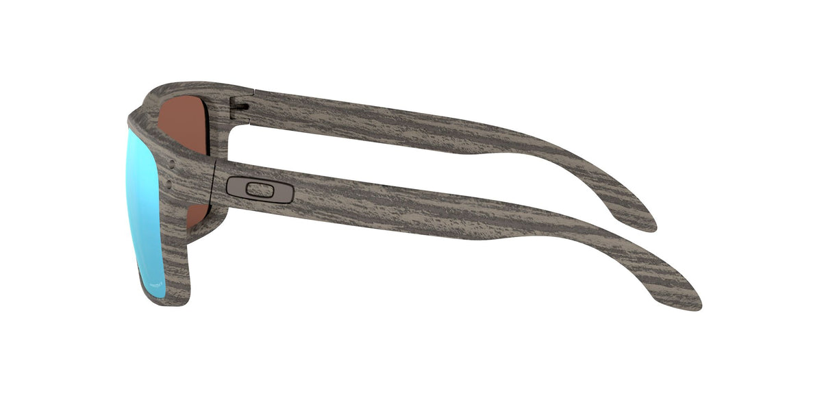 Oakley Holbrook 0OO9102 9102J9 55 Woodgrain / Prizm Deep Water Polarized 55 / Plastic / Plastic