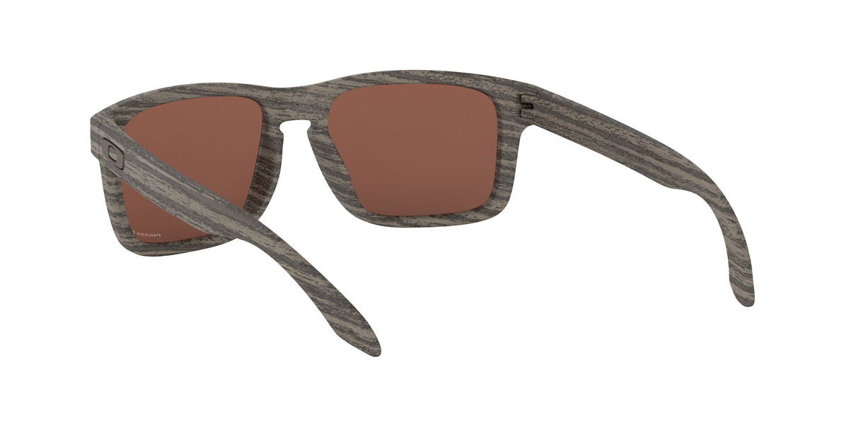 Oakley Holbrook 0OO9102 9102J9 55 Woodgrain / Prizm Deep Water Polarized 55 / Plastic / Plastic
