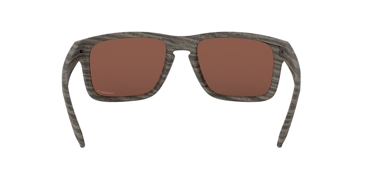 Oakley Holbrook 0OO9102 9102J9 55 Woodgrain / Prizm Deep Water Polarized 55 / Plastic / Plastic
