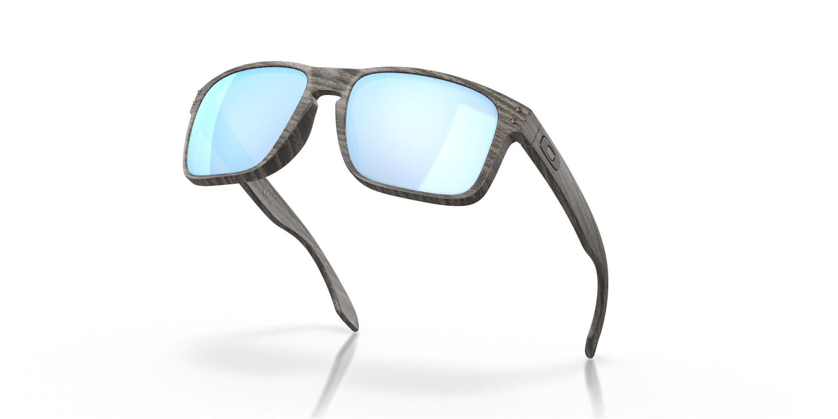 Oakley Holbrook 0OO9102 9102J9 55 Woodgrain / Prizm Deep Water Polarized 55 / Plastic / Plastic