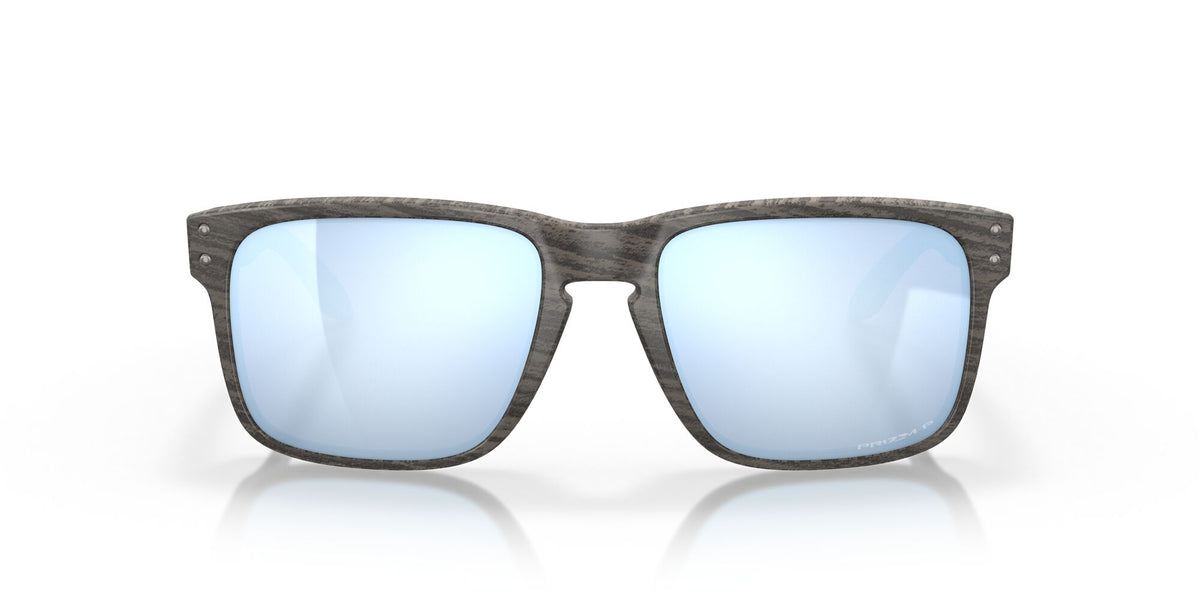 Oakley Holbrook 0OO9102 9102J9 55 Woodgrain / Prizm Deep Water Polarized 55 / Plastic / Plastic