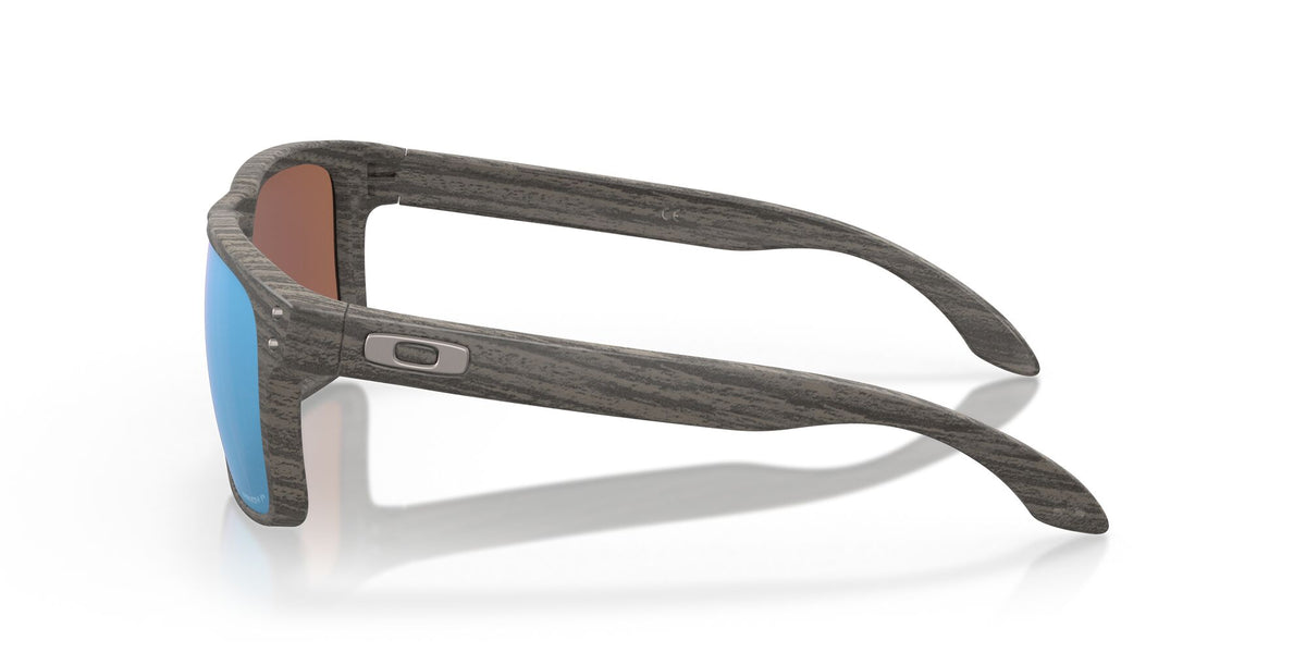 Oakley Holbrook 0OO9102 9102J9 55 Woodgrain / Prizm Deep Water Polarized 55 / Plastic / Plastic