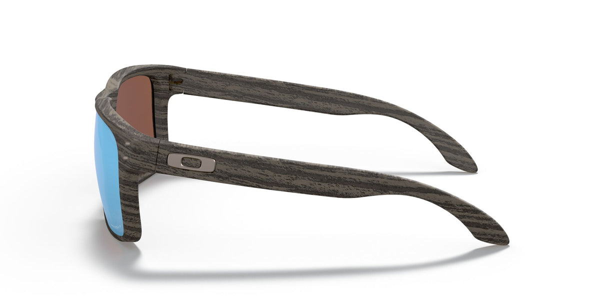 Oakley Holbrook 0OO9102 9102J9 55 Woodgrain / Prizm Deep Water Polarized 55 / Plastic / Plastic