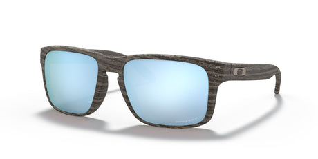 Oakley Holbrook 0OO9102 9102J9 55 Woodgrain / Prizm Deep Water Polarized 55 / Plastic / Plastic