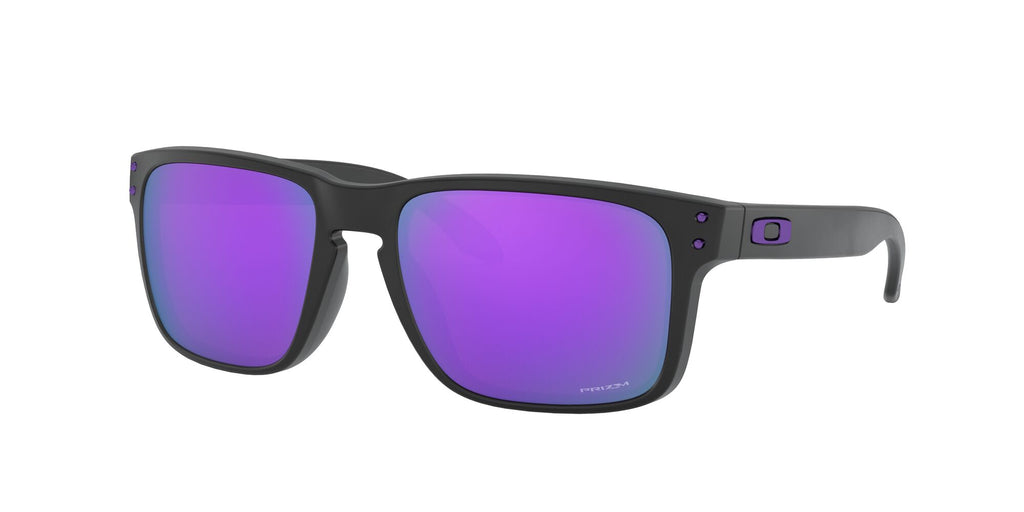 Oakley Holbrook 0OO9102 9102K6 55 Matte Black / Prizm Violet 55 / Plastic / Plastic