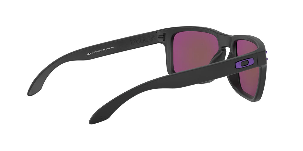 Oakley Holbrook 0OO9102 9102K6 55 Matte Black / Prizm Violet 55 / Plastic / Plastic