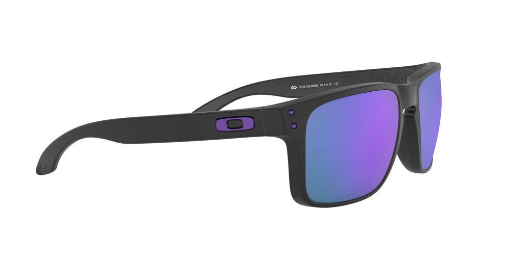 Oakley Holbrook 0OO9102 9102K6 55 Matte Black / Prizm Violet 55 / Plastic / Plastic