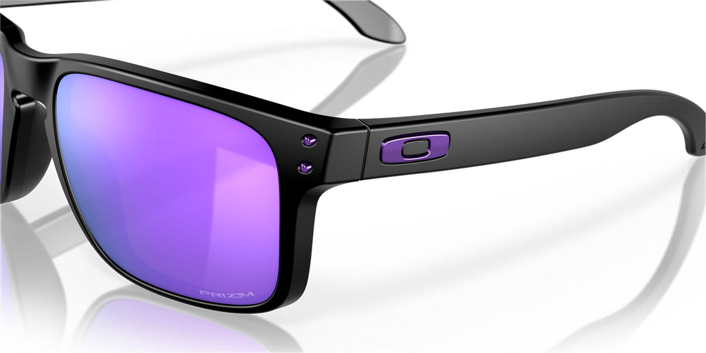 Oakley Holbrook 0OO9102 9102K6 55 Matte Black / Prizm Violet 55 / Plastic / Plastic