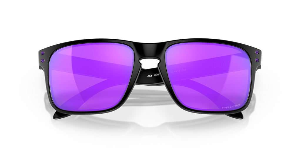 Oakley Holbrook 0OO9102 9102K6 55 Matte Black / Prizm Violet 55 / Plastic / Plastic