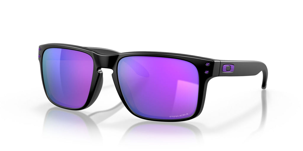 Oakley Holbrook 0OO9102 9102K6 55 Matte Black / Prizm Violet 55 / Plastic / Plastic