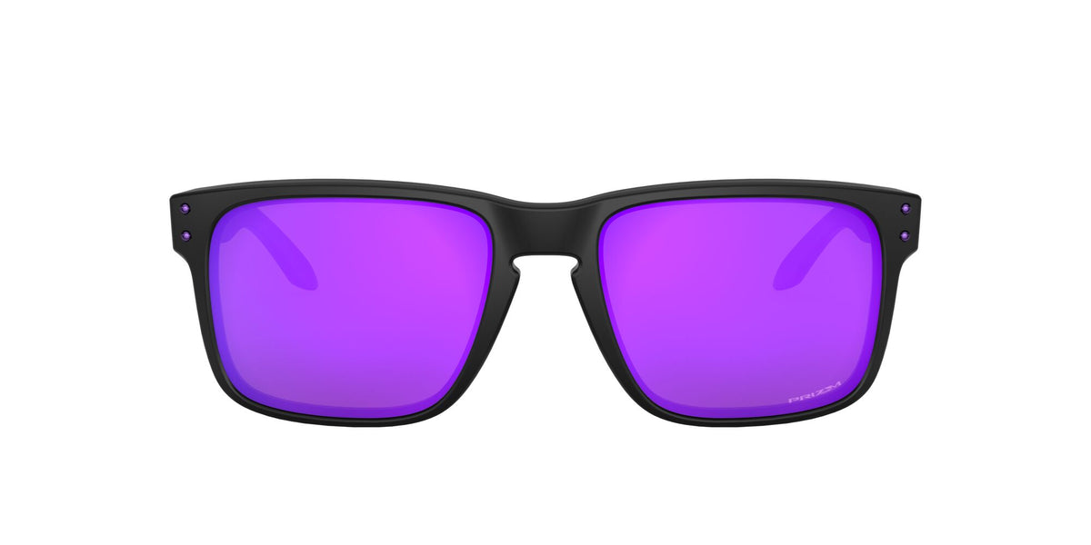 Oakley Holbrook 0OO9102 9102K6 55 Matte Black / Prizm Violet 55 / Plastic / Plastic