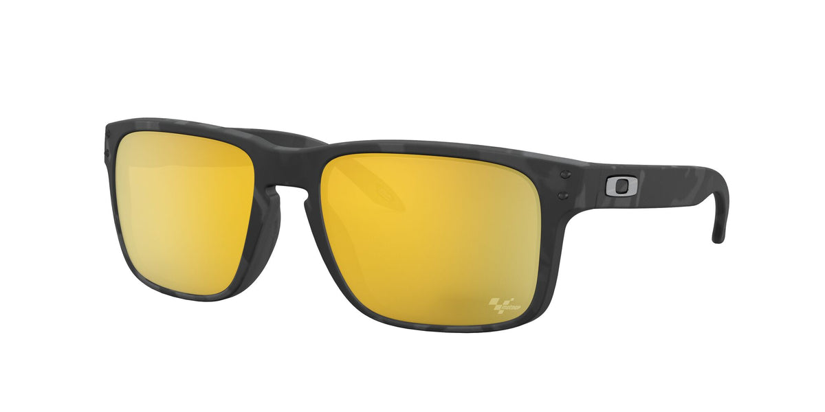 OO 9102 Oakley Holbrook Matte Black Tortoise / Prizm 24K Polarised 55 55 / Plastic / Plastic