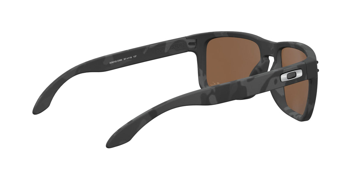 OO 9102 Oakley Holbrook Matte Black Tortoise / Prizm 24K Polarised 55 55 / Plastic / Plastic