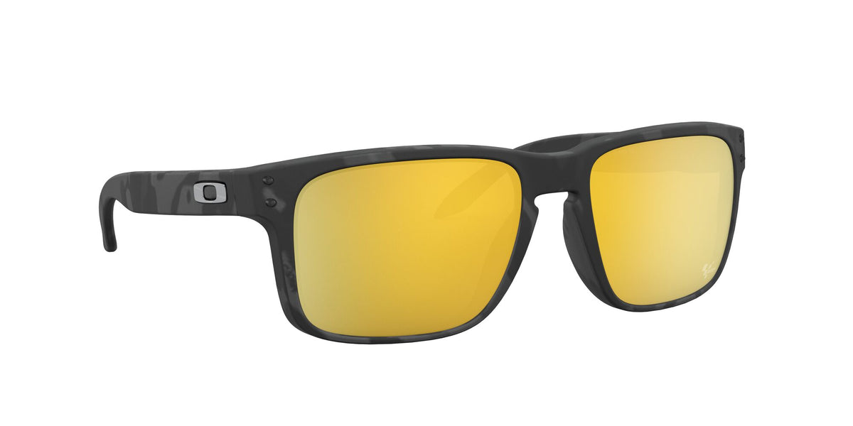 OO 9102 Oakley Holbrook Matte Black Tortoise / Prizm 24K Polarised 55 55 / Plastic / Plastic