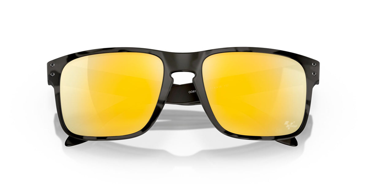 OO 9102 Oakley Holbrook Matte Black Tortoise / Prizm 24K Polarised 55 55 / Plastic / Plastic