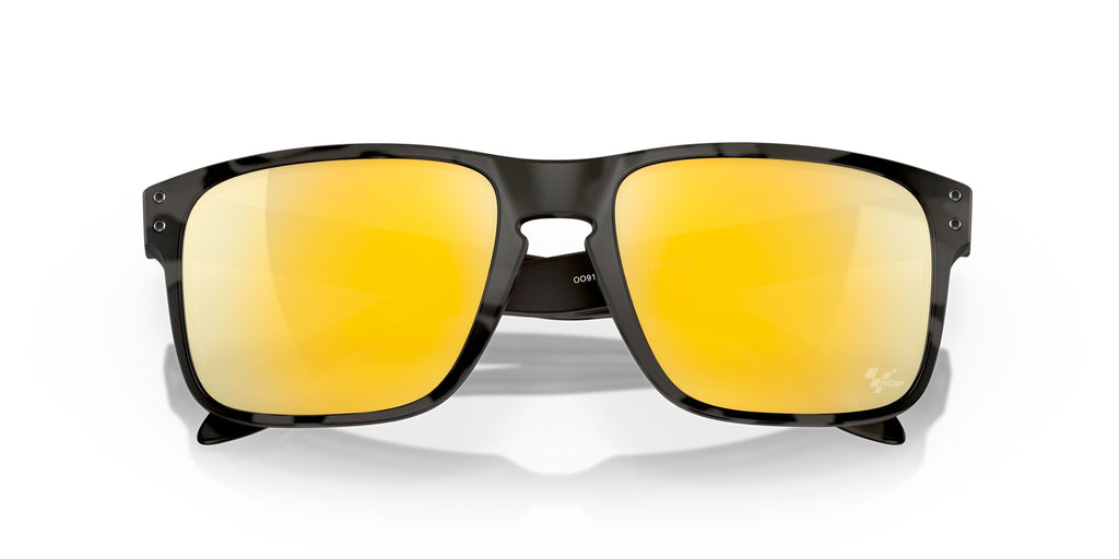 OO 9102 Oakley Holbrook Matte Black Tortoise / Prizm 24K Polarised 55 55 / Plastic / Plastic