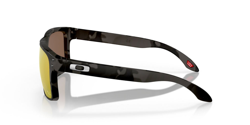 OO 9102 Oakley Holbrook Matte Black Tortoise / Prizm 24K Polarised 55 55 / Plastic / Plastic