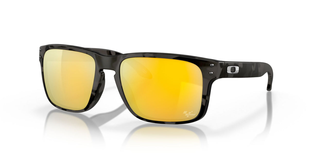OO 9102 Oakley Holbrook Matte Black Tortoise / Prizm 24K Polarised 55 55 / Plastic / Plastic