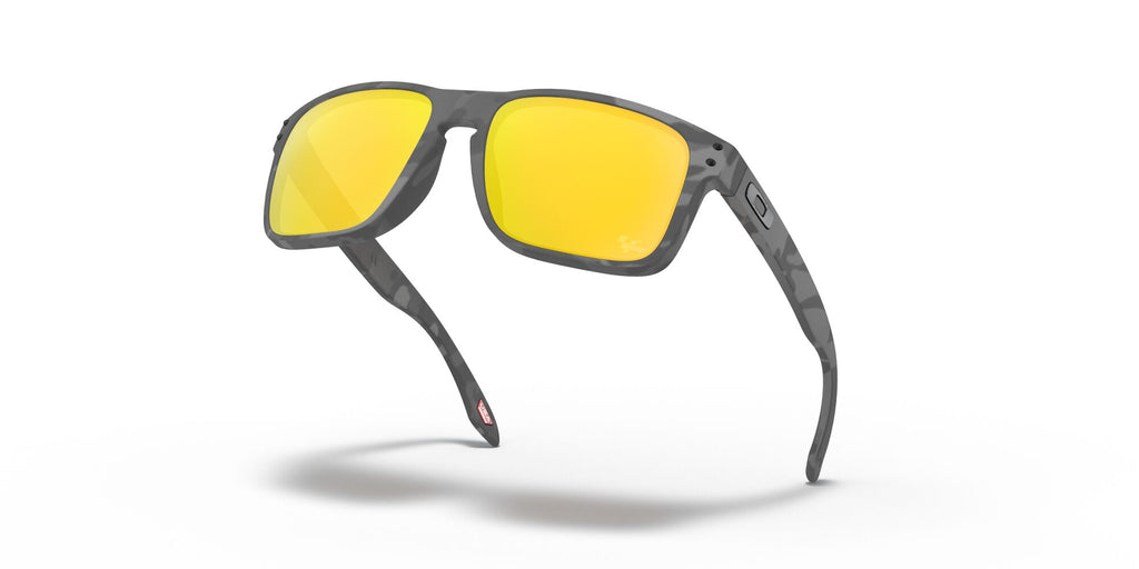 OO 9102 Oakley Holbrook Matte Black Tortoise / Prizm 24K Polarised 55 55 / Plastic / Plastic
