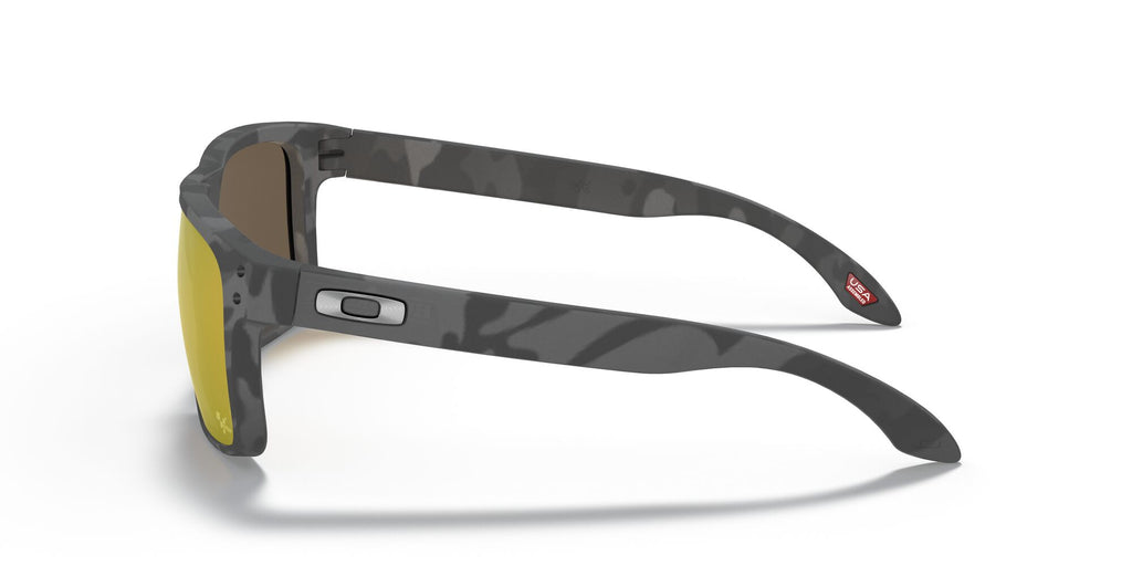 OO 9102 Oakley Holbrook Matte Black Tortoise / Prizm 24K Polarised 55 55 / Plastic / Plastic