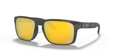 OO 9102 Oakley Holbrook Matte Black Tortoise / Prizm 24K Polarised 55 55 / Plastic / Plastic