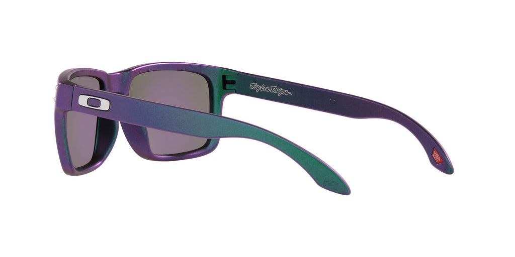 Oakley Holbrook 0OO9102 9102T4 55 Troy Lee Designs Matte Purple Green Shift / Prizm Jade 55 / Plastic / Plastic