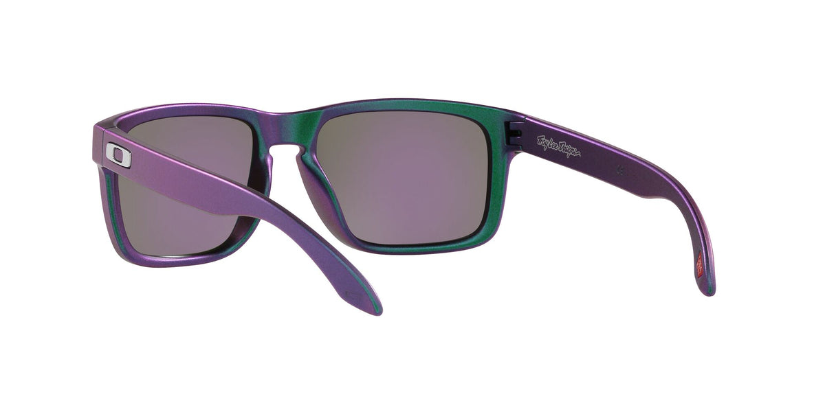 Oakley Holbrook 0OO9102 9102T4 55 Troy Lee Designs Matte Purple Green Shift / Prizm Jade 55 / Plastic / Plastic