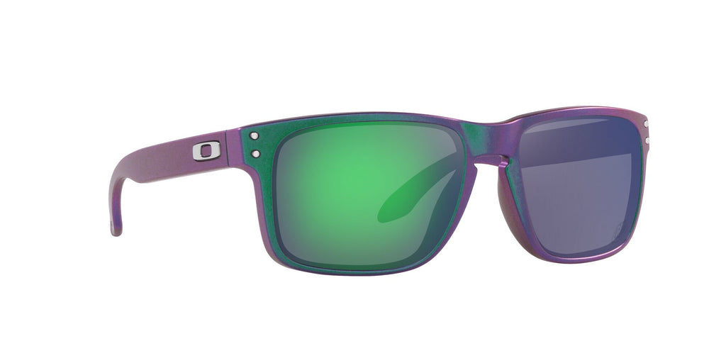 Oakley Holbrook 0OO9102 9102T4 55 Troy Lee Designs Matte Purple Green Shift / Prizm Jade 55 / Plastic / Plastic